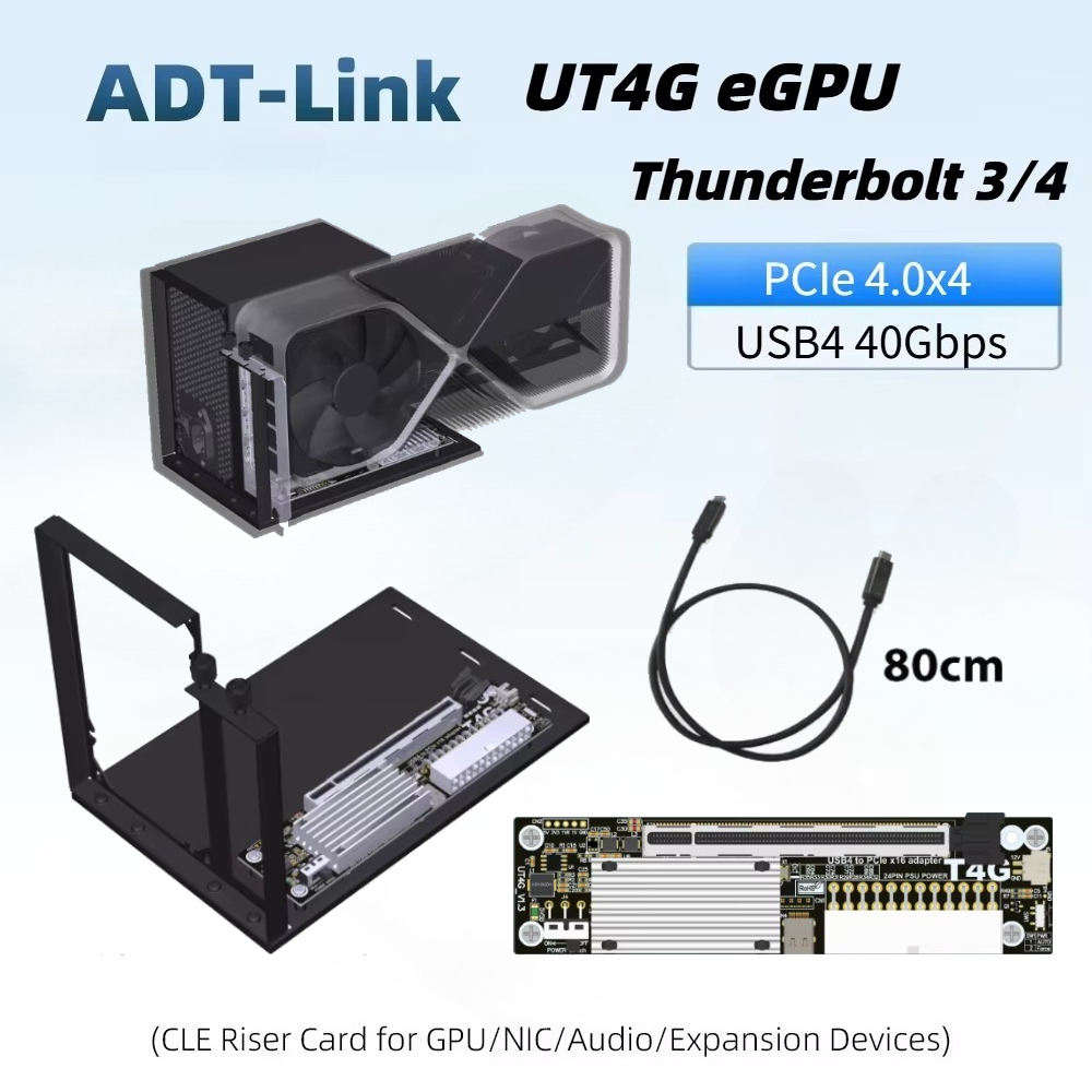 Gpu External Dock Egpu Thunderbolt 4 - UT4G externe grafische kaart-dock voor Thunderbolt
