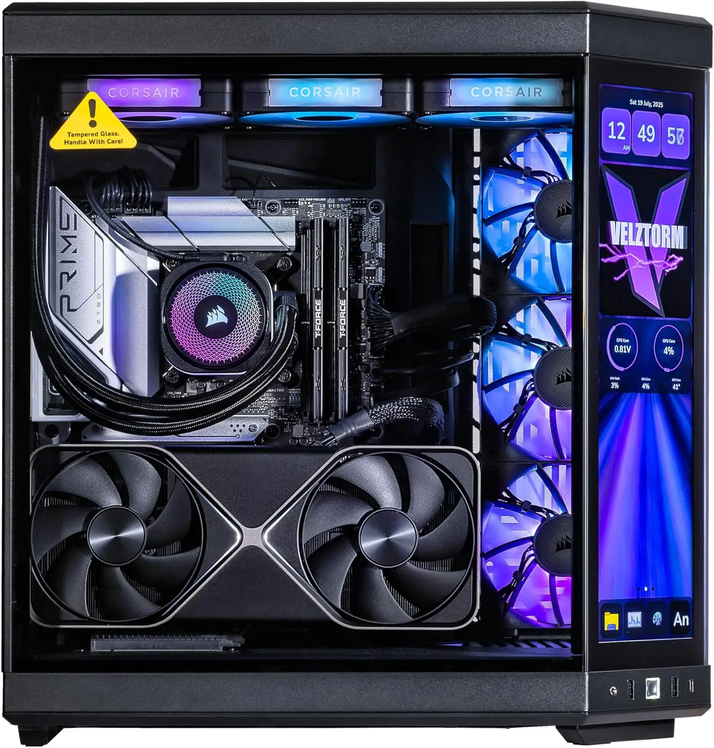 Velztorm LCD Black Praetix, op - Rtx 5080 16Gb recensie en prijs