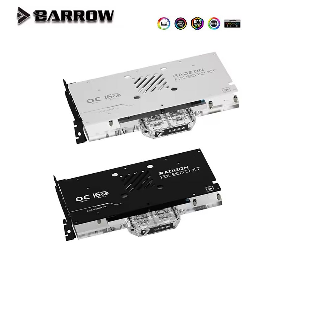 Barrow GPU Waterblok Voor Sapp - Rx 9070 Xt recensie en prijs