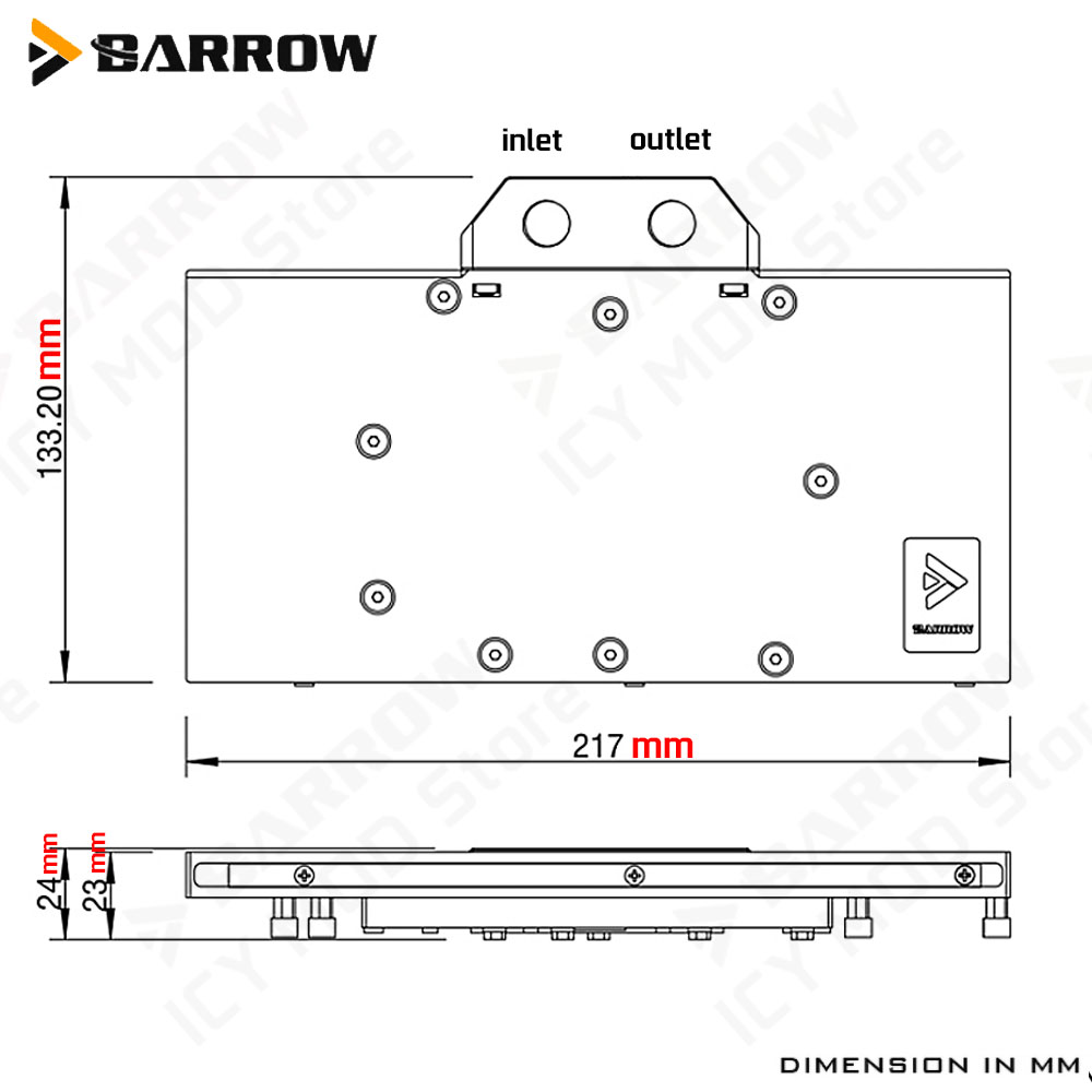 Barrow Grafische Kaart Waterko - Rx 9070 Xt recensie en prijs