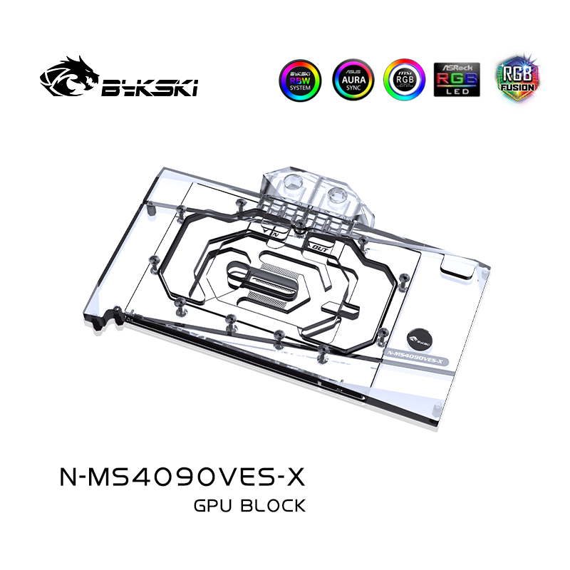 Bykski N-MS4090VES-X GPU-blok  - Rtx 4090 Water Block recensie en prijs